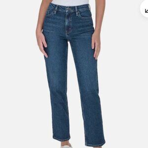 Calvin Klein Women Jeans high rise, straight leg, size 8.